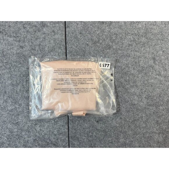 Ekouaer Tank Top Women's Large Light Pink Cropped Stretch Double V-Neck Pullover - Picture 6 of 6